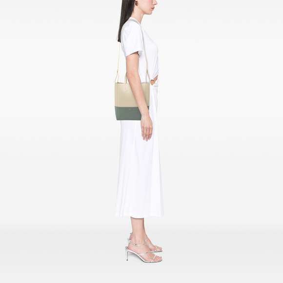 Pre-Loved Celine Small Bicolor Grained Calfskin Vertical Cabas Tote